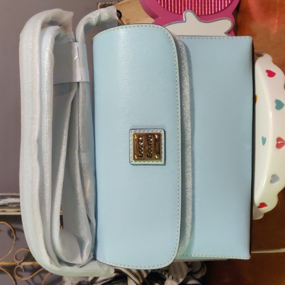 Dooney & Bourke Sky Blue Crossbody Bag - Picture 3 of 14